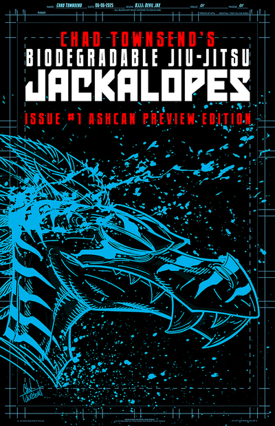 Biodegradable Jiu-Jitsu Jackalopes Ashcan preview.