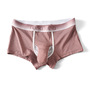 Men's sexy underwear mesh holes breathable youth elephant tube physiological boxer briefs L482  -4