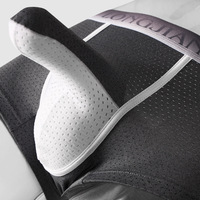 Men's sexy underwear mesh holes breathable youth elephant tube physiological boxer briefs L482   - Thumbnail 7