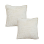 SOGA 2X 45cm Cozy Cream Textured Throw Pillowcase-2