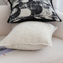 SOGA 2X 45cm Cozy Cream Textured Throw Pillowcase-1