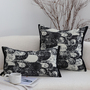 SOGA 2X 30X50cm Modern Black & White Abstract Lumbar Pillowcase-4