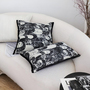 SOGA 2X 30X50cm Modern Black & White Abstract Lumbar Pillowcase-1