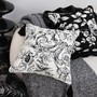 SOGA 2X 45cm Bold Abstract Black & White Pillowcase-3