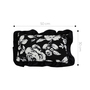 SOGA 2X 45cm Elegant Black & White Cushion Cover with Tassels-1