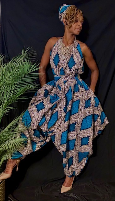 Zahara Diamond Harem Style Romper