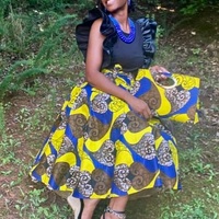 Radiant Waves Skirt Set w/ Headwrap & Purse - Thumbnail 1