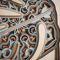 STEREOWOOD Auspicious Multi-Layer Wall Art, Stereoscopic 3D Decor - Thumbnail 6