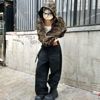 CAMO ZIP HOODIE - Thumbnail 3