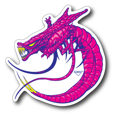 Pink Sleazoid Sticker