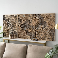 STEREOWOOD Koi Multi-Layer Wood Wall Art, Stereoscopic 3D Wall Art, Mandala Laser Cut, Rustic Home Wood Wall Art, Laser Cut Arts and Crafts - Thumbnail 5