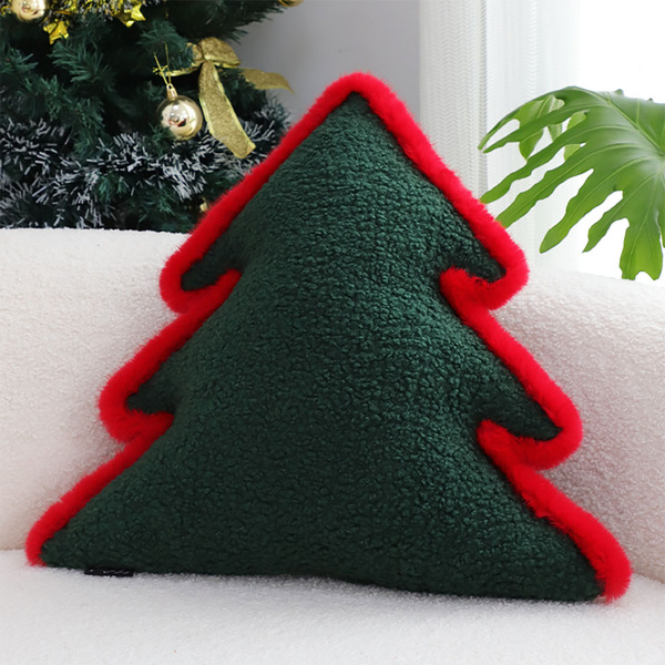 SOGA 2X 42x45cm Christmas Tree Figural Pillowcases