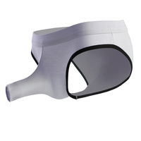 Wholesale 2PK/6PK multi-color sexy Men's underwear modal youth elephant tube physiological briefs L431   - Thumbnail 4