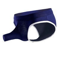 Wholesale 2PK/6PK multi-color sexy Men's underwear modal youth elephant tube physiological briefs L431   - Thumbnail 5