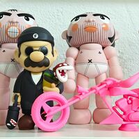 ArTToy by My own culture & Journey & Maizi Art "Road Warrior Judy Pink"  - Thumbnail 9