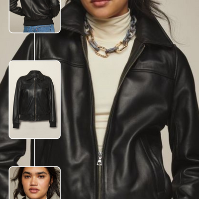 Leather jacket - Thumbnail 5
