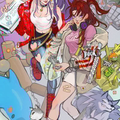 Game gals mega poster