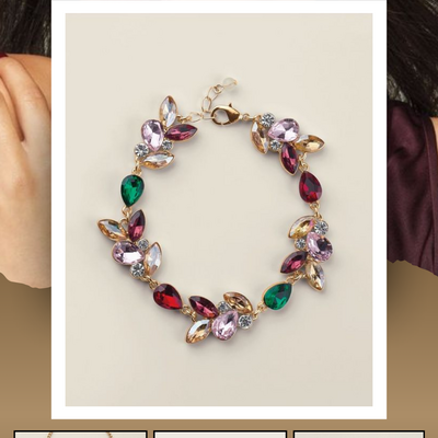 Autumn crystal fallscape bracelet - Thumbnail 5