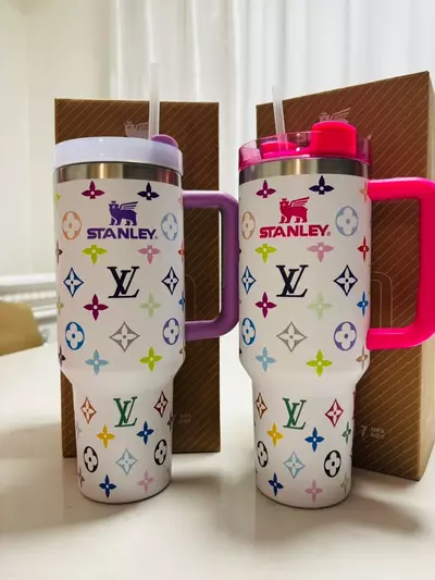 Handmade luxury Monogram tumbler 