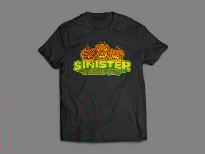 Sinister 2025 Pumpkin Logo Tee (Black)