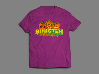 Sinister 2025 Pumpkin Logo Tee (Purple)