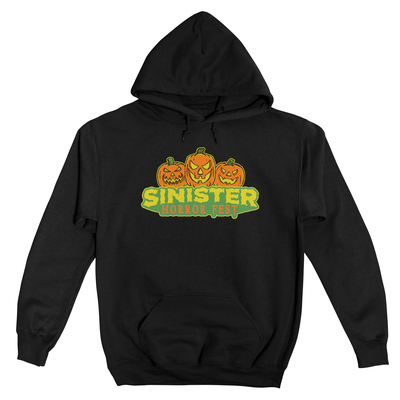 Sinister 2025 Pumpkin Logo Hoodie (Black)
