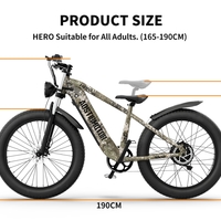 52V All-Terrain E-Bike  26x4.0 Fat Tire Electric Bike 20 AH Extended-Range Battery & Hydraulic Disc Brakes - Thumbnail 6