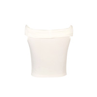 Casual vest with patchwork decorative chest fabric flowers - Thumbnail 2