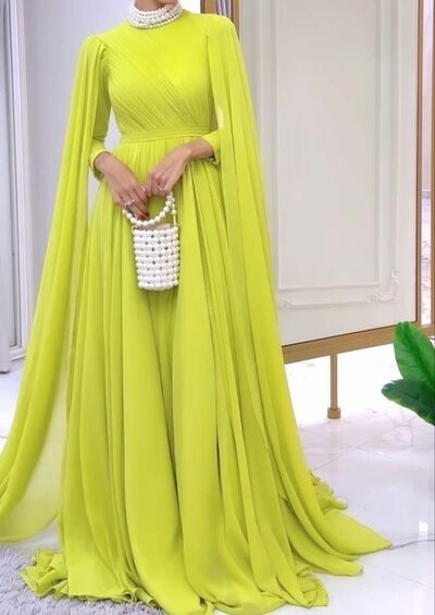 Elegant Sheath with Shawl Prom Dress Evening Formal Dress Birthday Party Gown