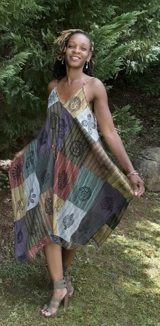 Boho Harmony Patchwork Dress