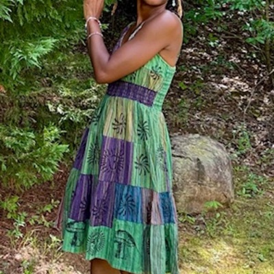 Boho harmony iii patchwork dress