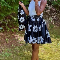 Blooming Contrast Skirt Set - Thumbnail 2
