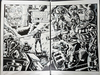 TECH NOIR Double-page Spread
