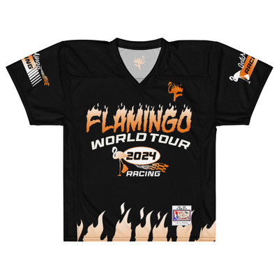 Flamingo racing jersey black/orange