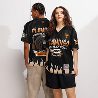 FLAMINGo Racing Jersey Black/Orange - Thumbnail 15