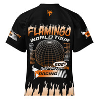 FLAMINGo Racing Jersey Black/Orange - Thumbnail 16