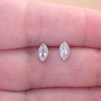 BOXED GIFT SET/Sterling Silver Blue Topaz Marquise Pendant & Chain/Blue Topaz Necklace/Topaz Necklace/Topaz Jewellery/Topaz Jewelry/UK - Thumbnail 6