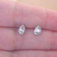 BOXED GIFT SET/Sterling Silver Blue Topaz Teardrop Pendant & Chain/Blue Topaz Necklace/Topaz Jewellery/Topaz Jewelry/November Birthstone/UK - Thumbnail 6