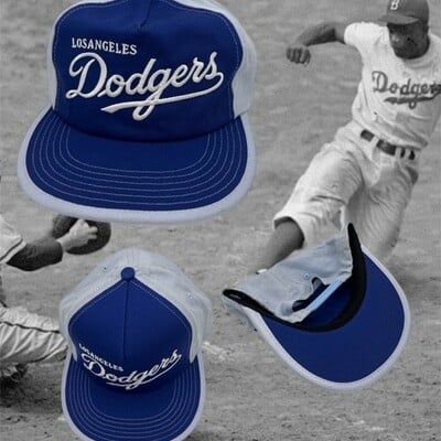 La baby blue hemp cotton hat