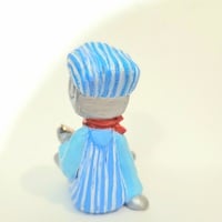 Train Conductor Robot Resin Art Toy Figure - Thumbnail 1