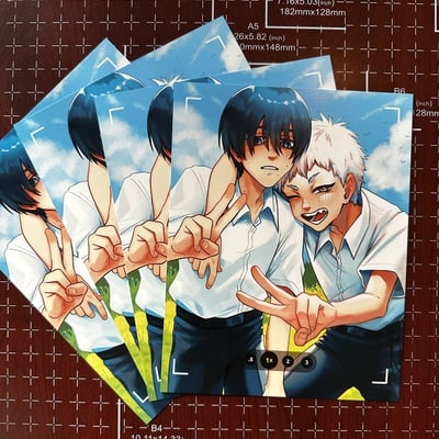 Hikaru and yoshiki mini print