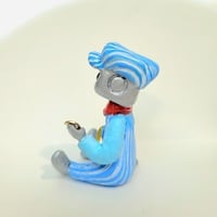 Train Conductor Robot Resin Art Toy Figure - Thumbnail 3