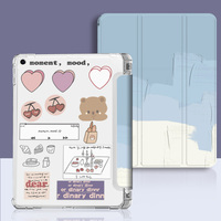 Protective Painted iPad Pro New iPad Air Mini Cover With Pen Slot IPPC08 - Thumbnail 1