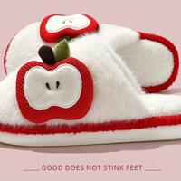 Sweet Apple Plush Slippers - Thumbnail 5