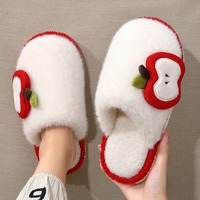 Sweet Apple Plush Slippers - Thumbnail 2