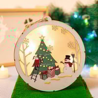 Handmade DIY Christmas Luminous Ornaments SGN804 - Thumbnail 2
