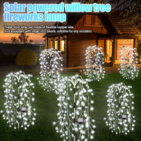 1pc 200LED Solar Firecracker Willow  Lights Outdoor - Thumbnail 1