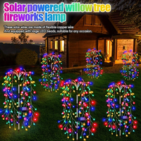 1pc 200LED Solar Firecracker Willow  Lights Outdoor - Thumbnail 5