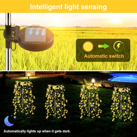 1pc 200LED Solar Firecracker Willow  Lights Outdoor - Thumbnail 6