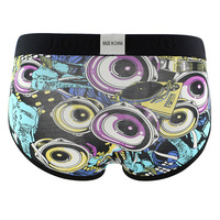 3PK multi-design Men's sexy underwear modal youth elephant tube physiological briefs L450 - Thumbnail 1